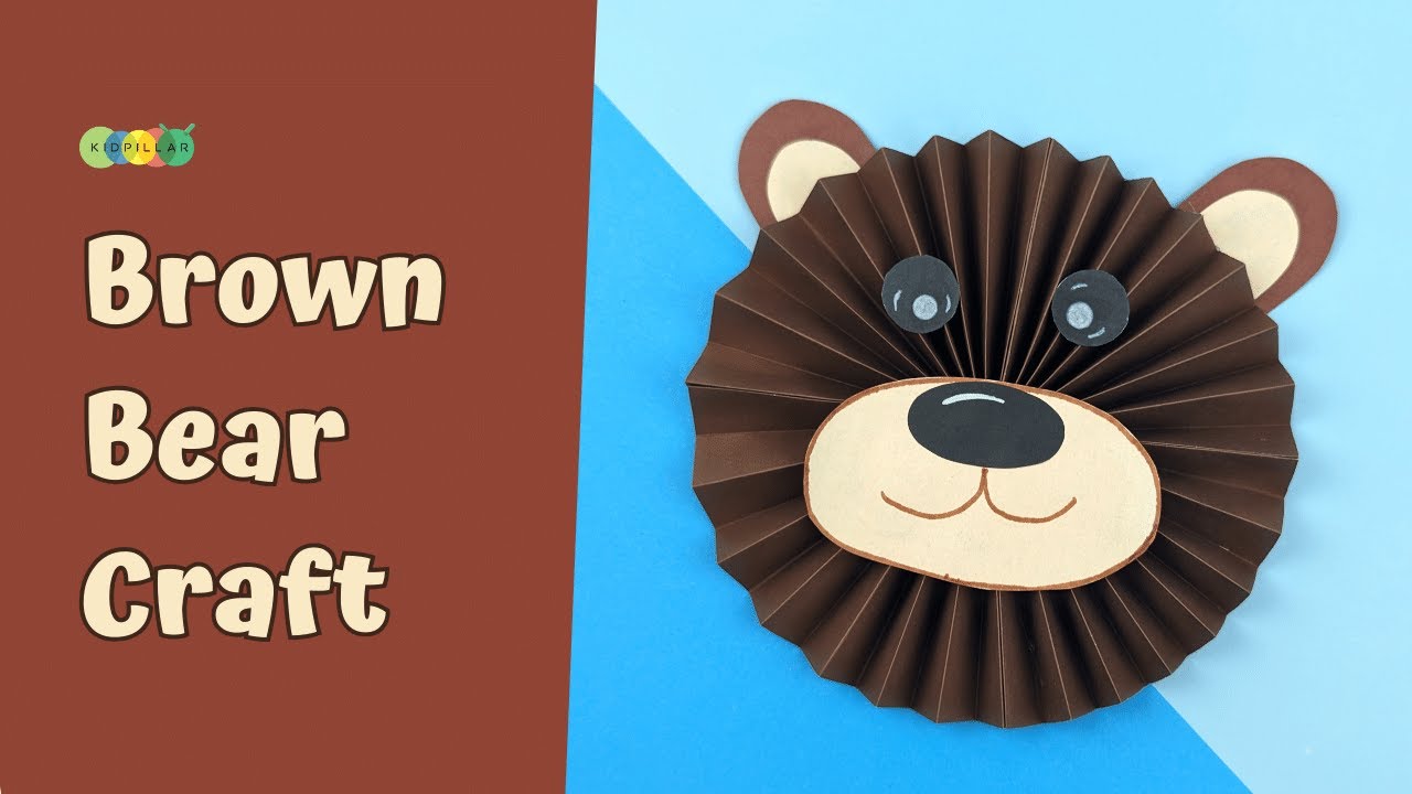 Easy Brown Bear Craft | Bear Paper Craft For Kids