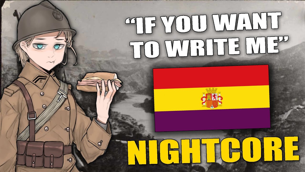 Nightcore - Si me quieres escribir (Argentine version)