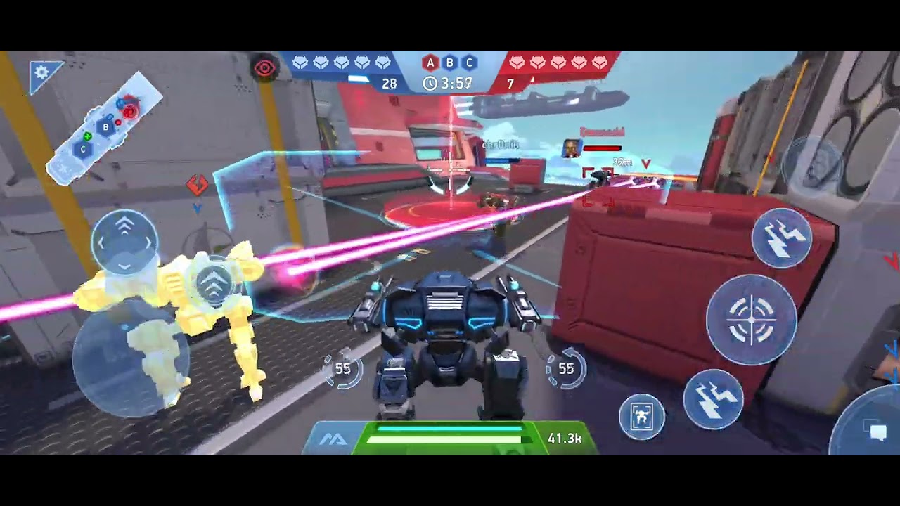 I got 1st and 2nd in a match luckly in MECH ARENA  #Viral videos #intersting