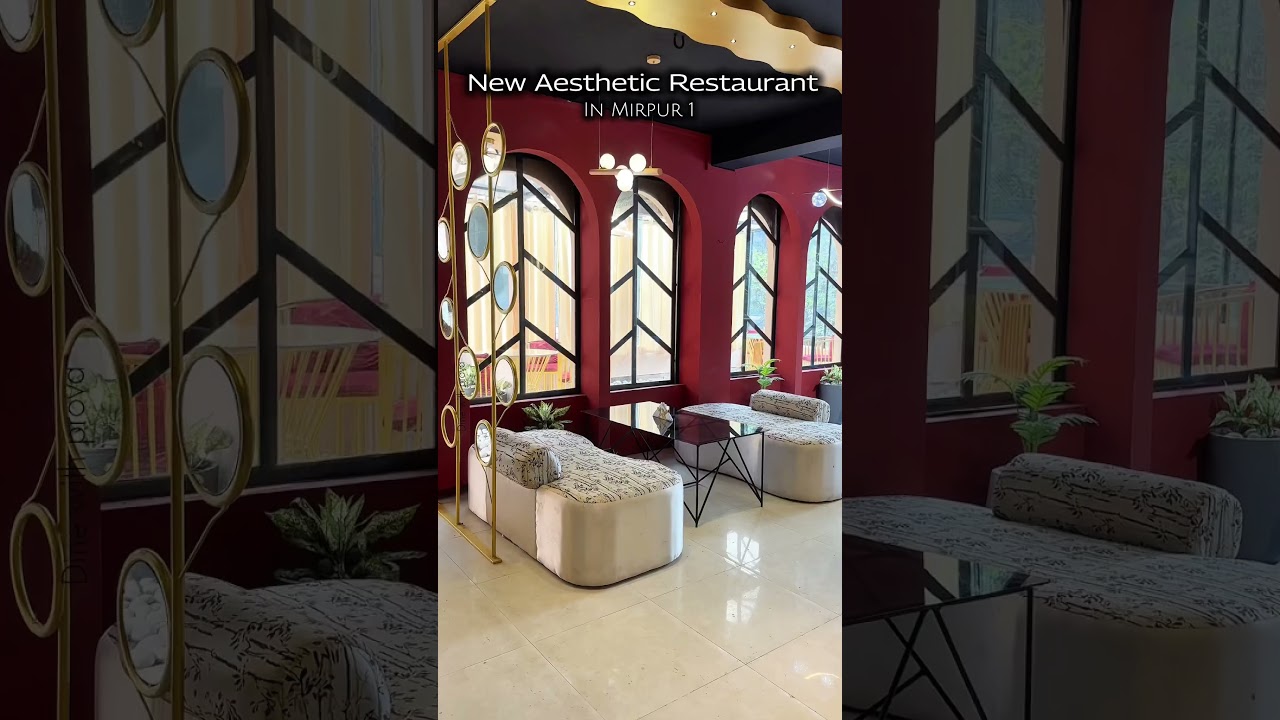 Aesthetic restaurant to visit in Mirpur - 1 | SAN PIE #viral #restaurant