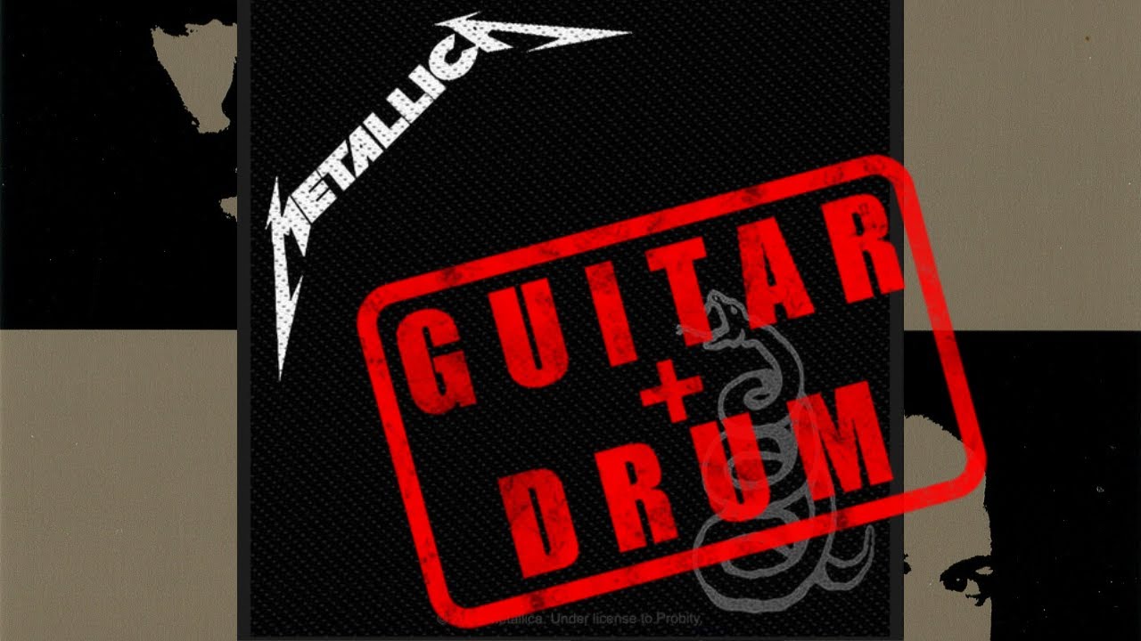 Guitars And Drums Only - Enter Sandman -  Metallica (Studio Version)