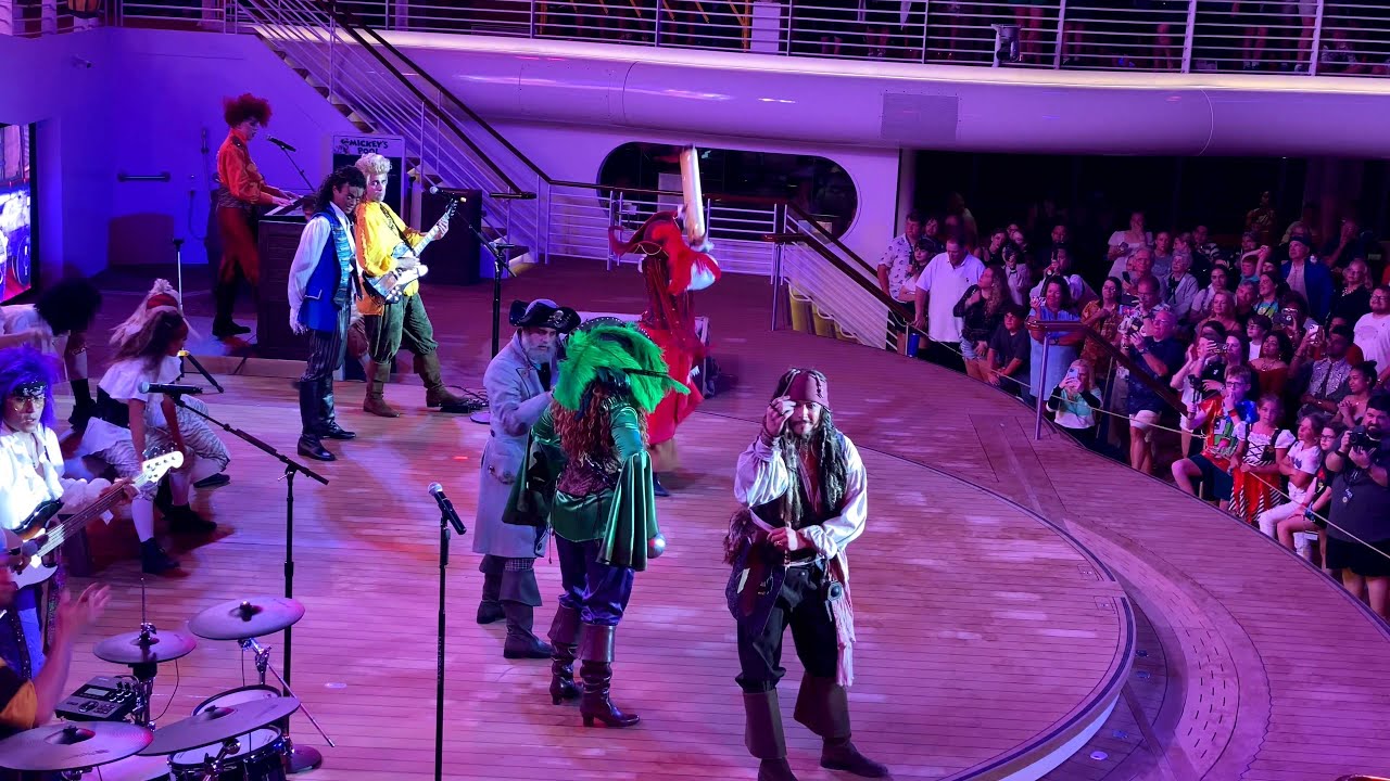 Disney Wish – Pirate's Rockin' Parlay Party (Complete Show) – July 17, 2022