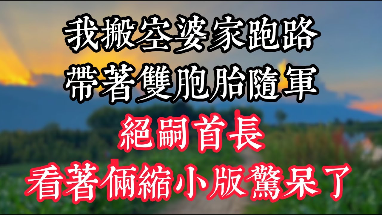 我搬空婆家跑路，帶着雙胞胎隨軍，絶嗣首長看着倆縮小版驚呆了