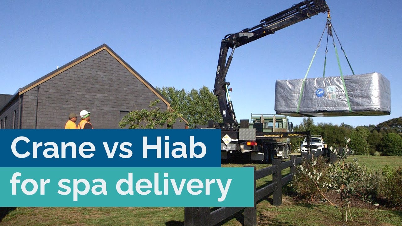 Hiab vs crane - What’s the difference and do I need one for my spa delivery?