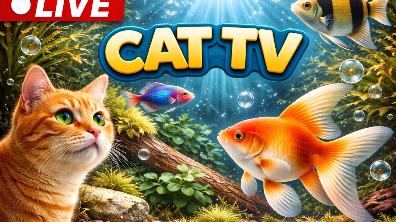 Cat TV | Real Aquarium Fish 🐠 Video That Keeps Cats Watching for Hours