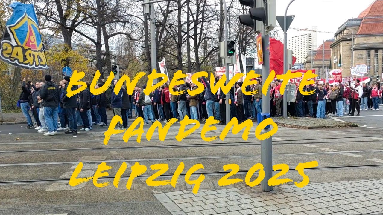 Bundesweite Fußballfan-Demo Leipzig 16.11.2025 (Hauptbahnhof)