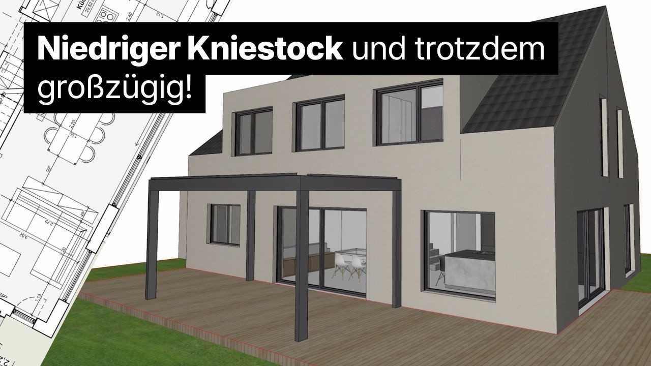 Wie plant man ein Haus mit niedrigem Kniestock? I Grundriss-Show Ep. 176