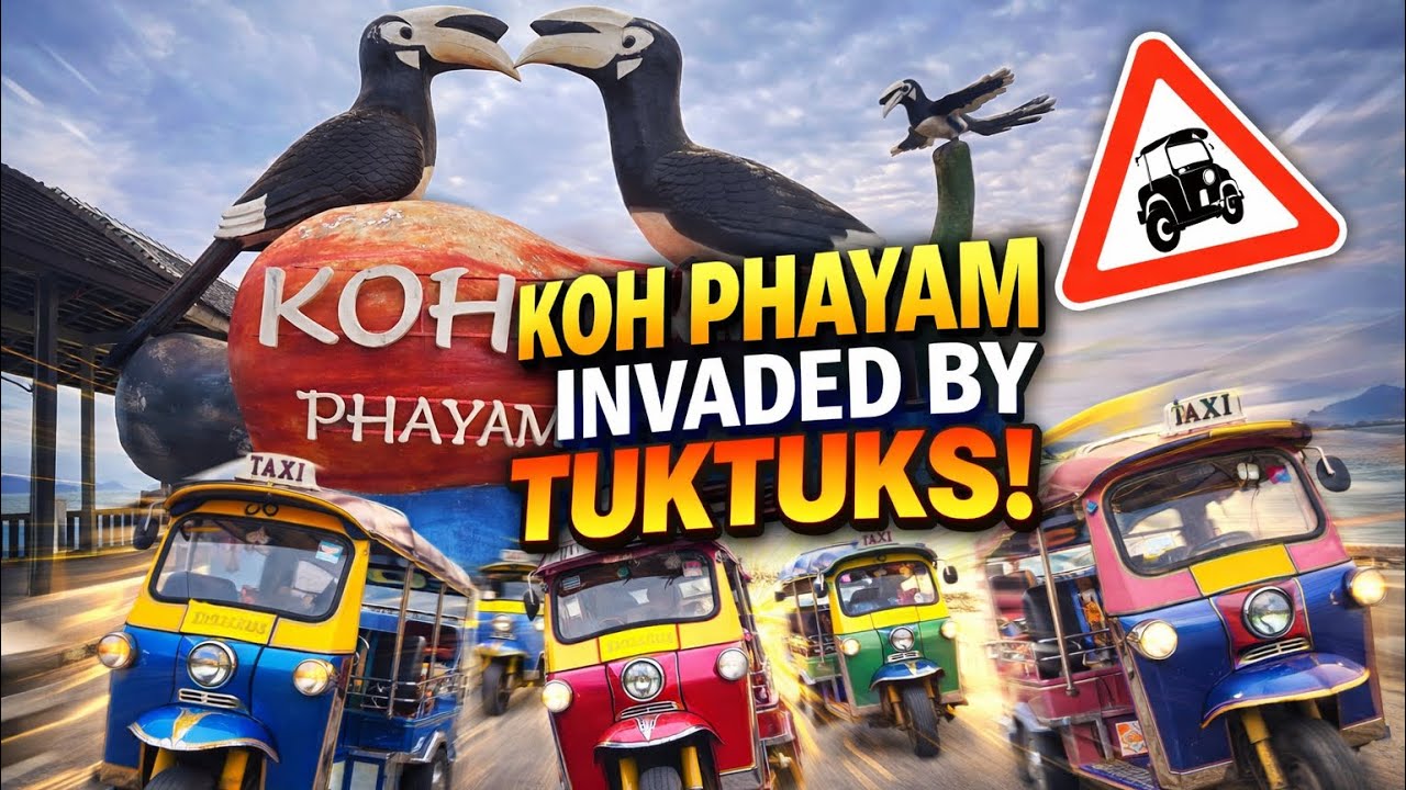 Koh Phayam, Thailand 🇹🇭 invaded by TukTuks!