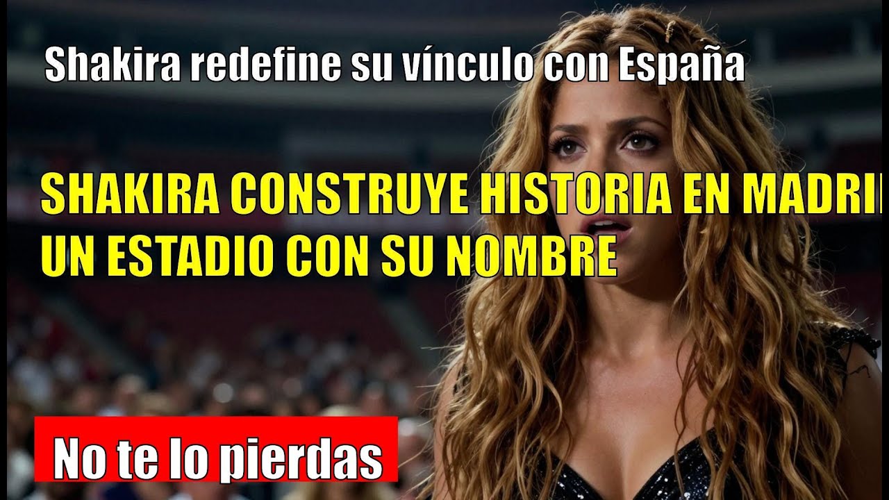 Shakira SORPRENDE al anunciar su ESTADIO en MADRID para Mujeres Ya No Lloran