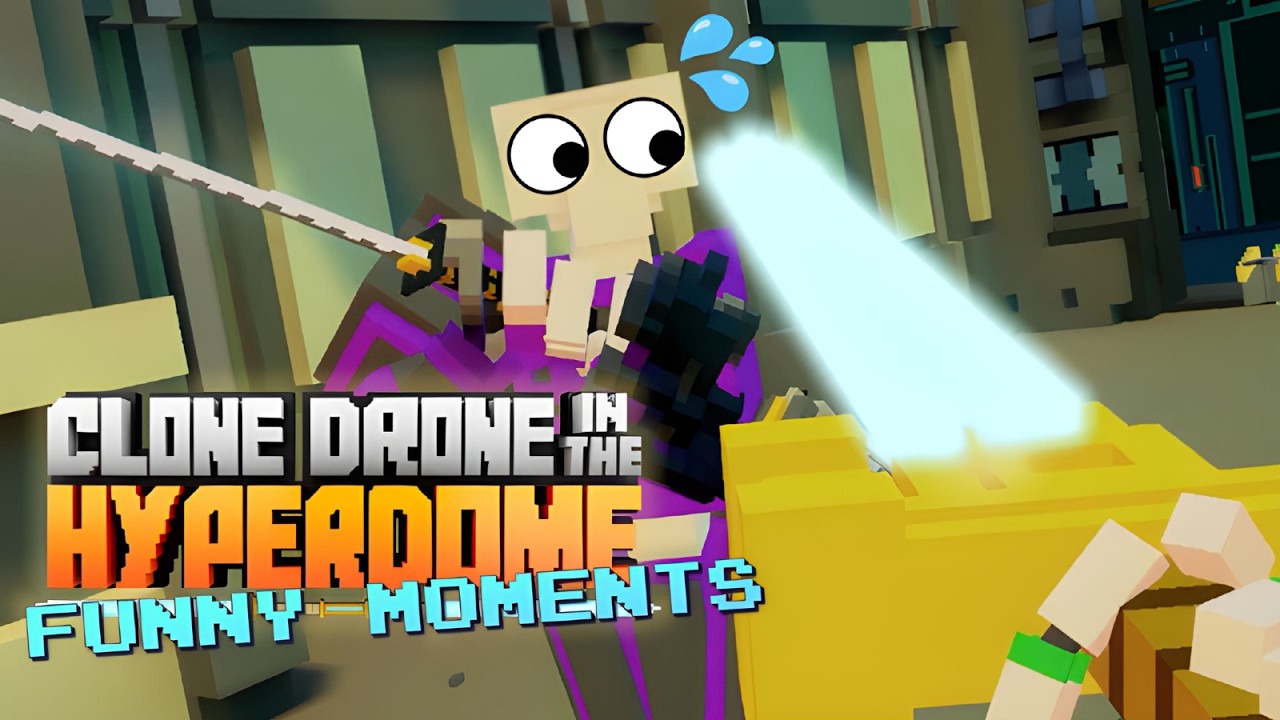Clone Drone in the Hyperdome FUNNIEST Moments - Part 1