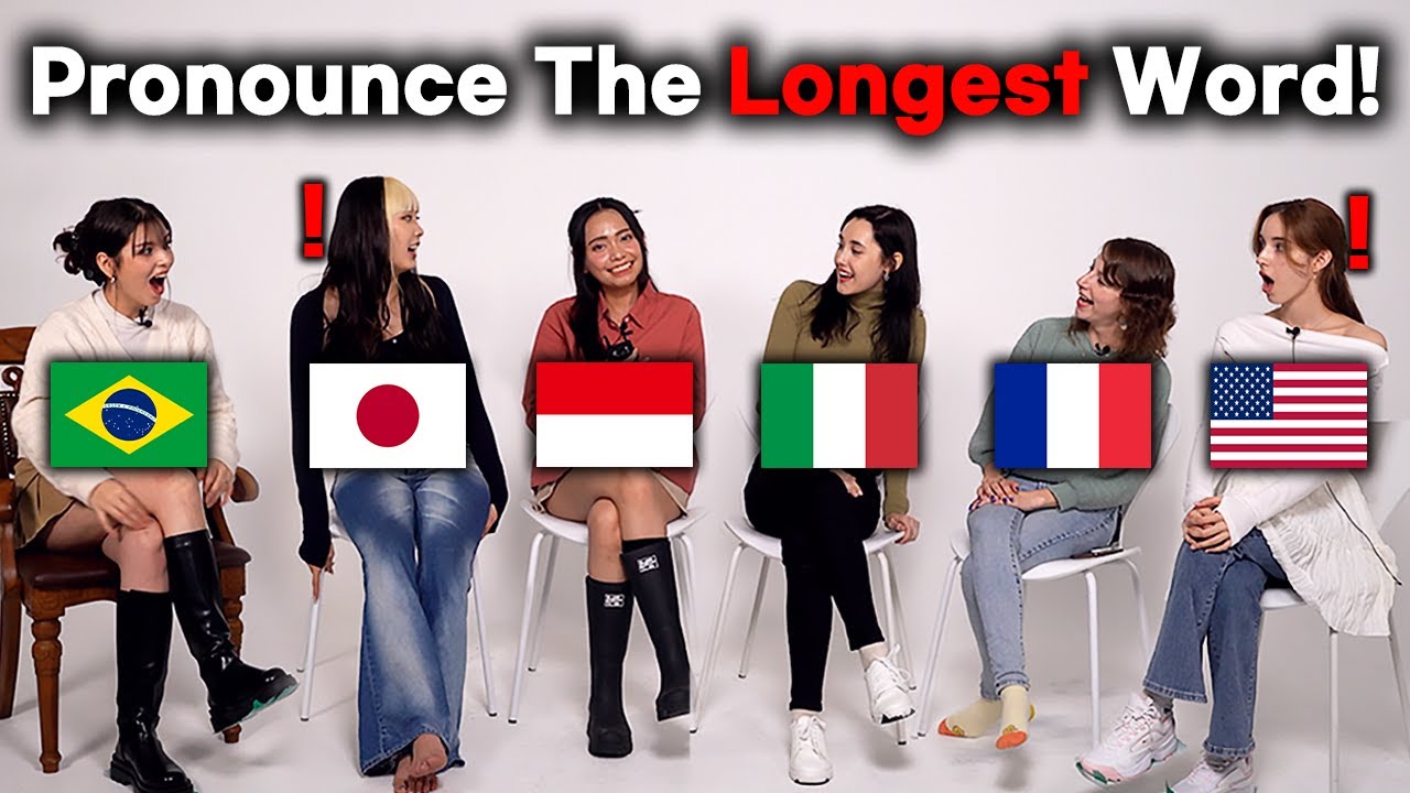 People Try To Pronounce The Longest Words From Around The World!!