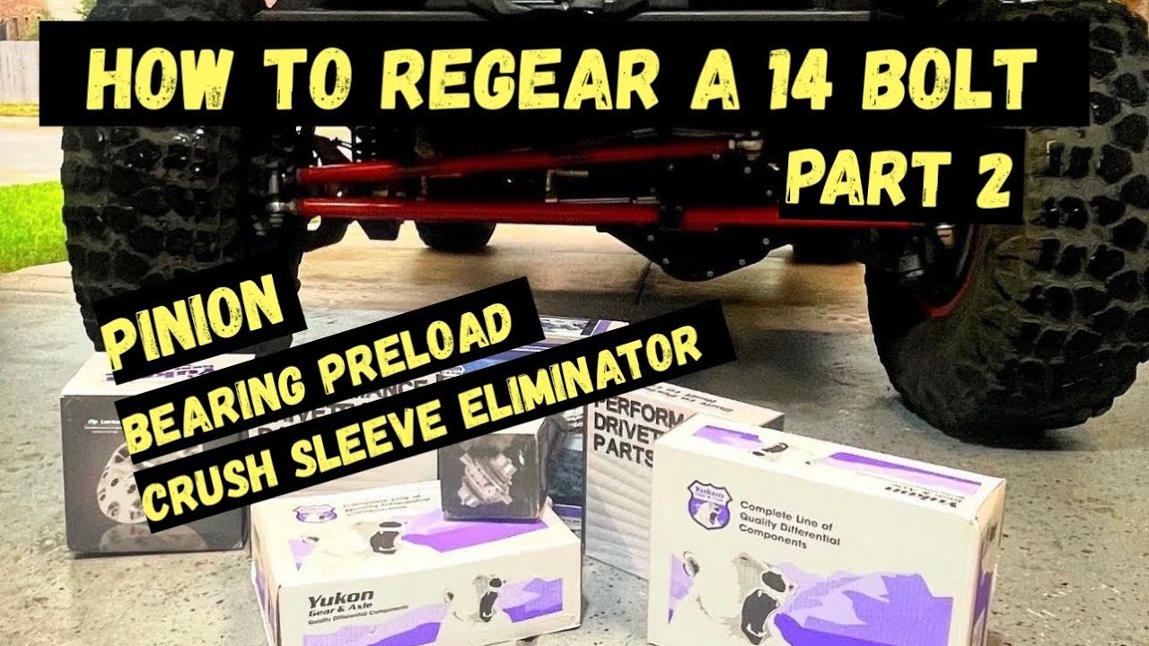 14 BOLT AXLE REGEAR AND PINION SET UP (part 2) - Project Maple Leaf Jeep Build (no. 9)