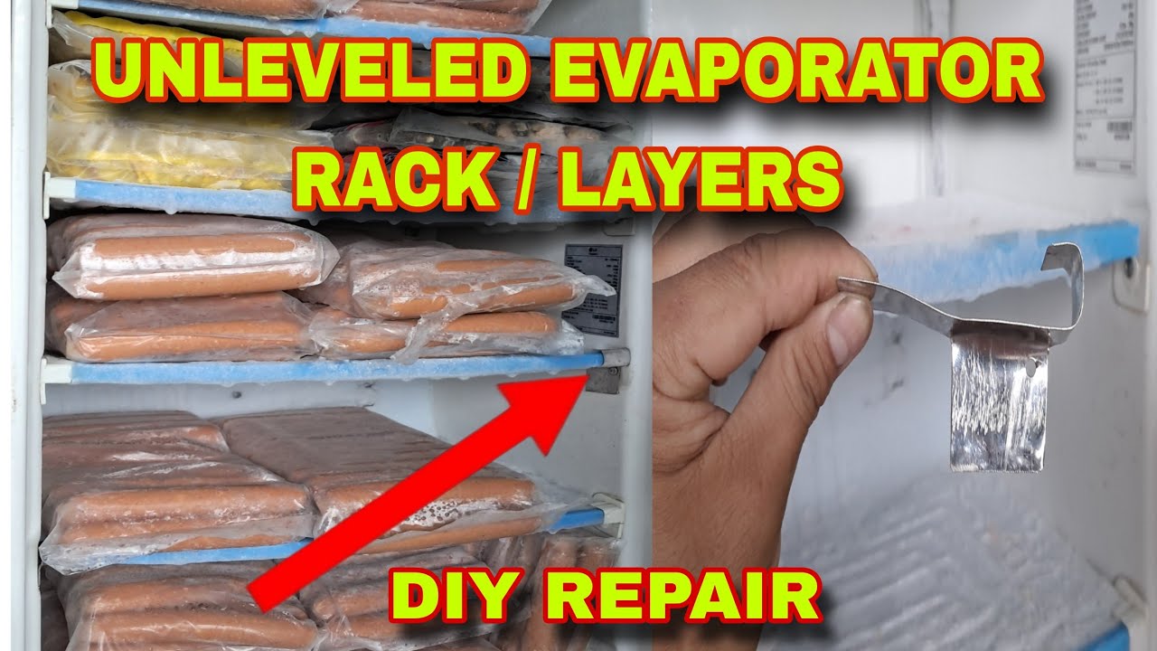 HOW TO REPAIR UNLEVELED  EVAPORATOR RACK / LAYERS DIY REPAIR TUTORIAL