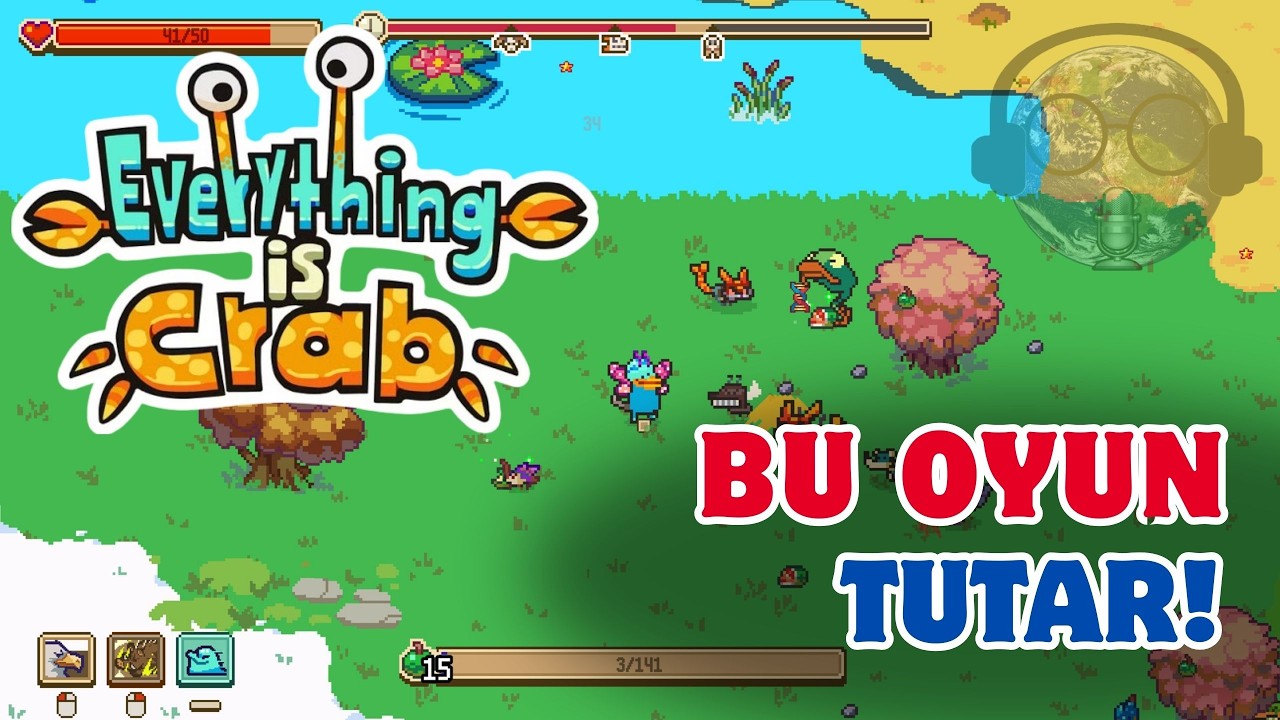 BU OYUN TUTAR - Everything is Crab Demo Gameplay