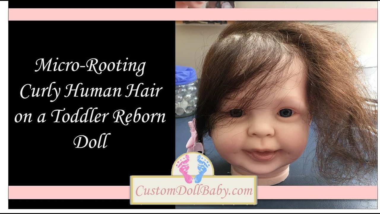 Reborn Biracial Toddler Doll Micro Rooting - Work in Progress
