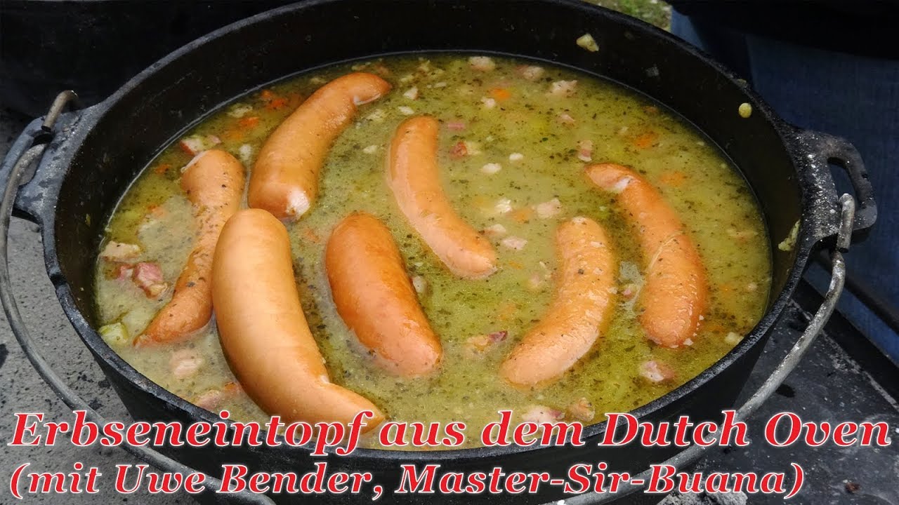 #260: Klassiker: Deftiger Erbseneintopf aus dem Dutch Oven - wie bei der Oma oder der Truppe ;-)