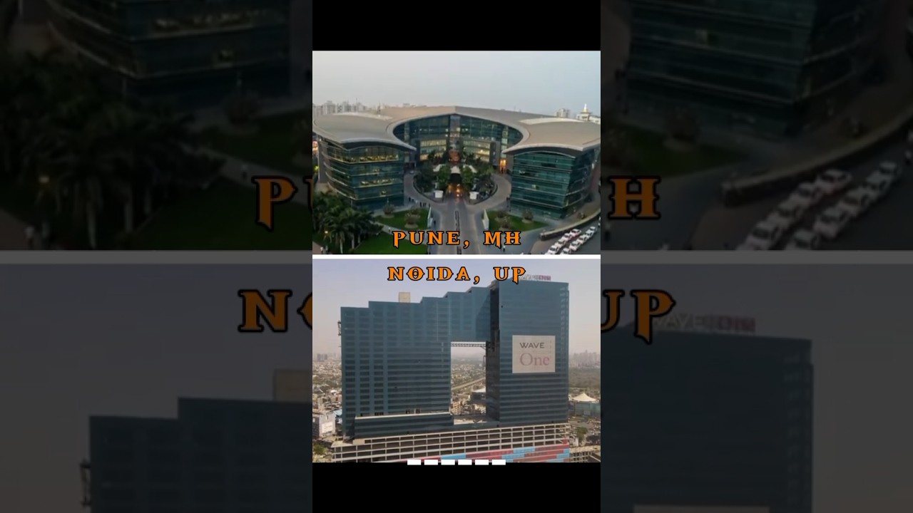 Pune, MH Vs Noida, UP / City comparison / Who have better infrastructure / #shorts #drone
