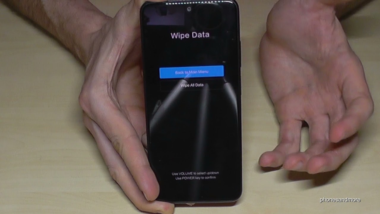 Redmi Phones: How to make a factory data reset (hardreset) with the buttons?