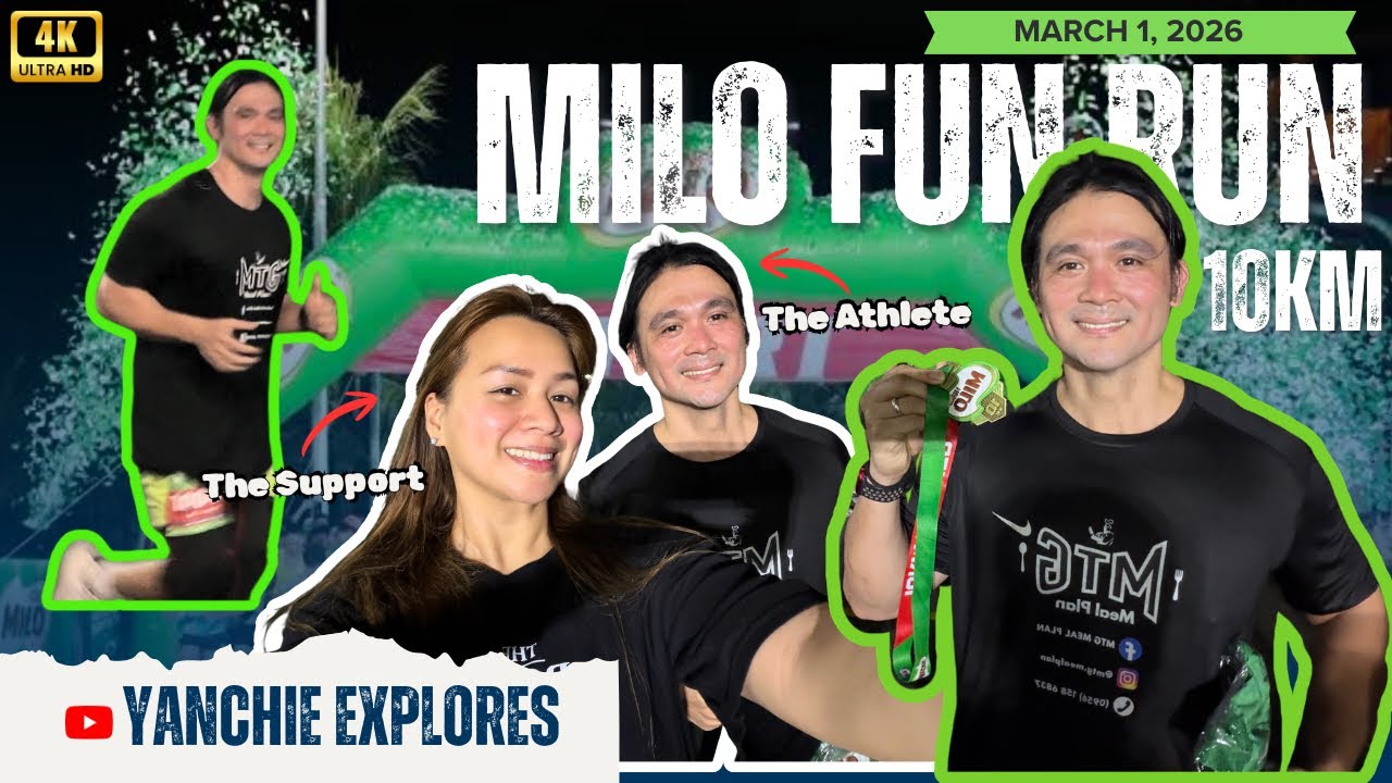 MILO FUN RUN POV OF A Wife MARCH 2026.🏃💨🏆 10KM EASY RUN.