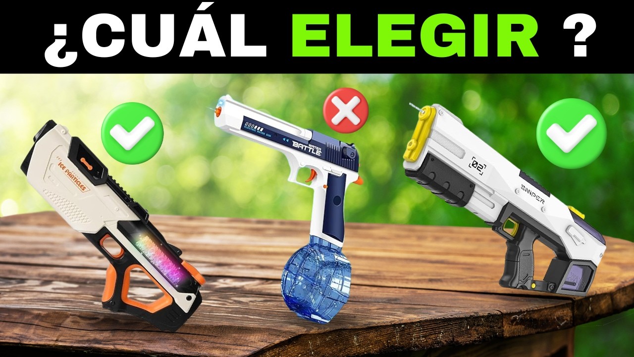 ✅ 7 Mejores Pistolas de Agua Eléctricas Potentes y Baratas de Amazon  [2026] 💦 Calidad-Precio