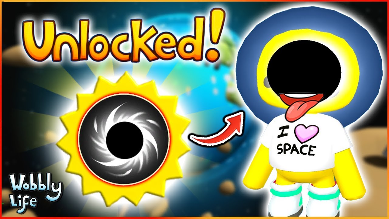 Wobbly Life Secret: How to Unlock the BLACK HOLE HAT! 🕳️🧢 (4 Space Artifacts)