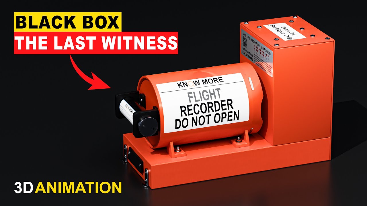 Whats inside Flights Black Box? | Know More (3D Animation)