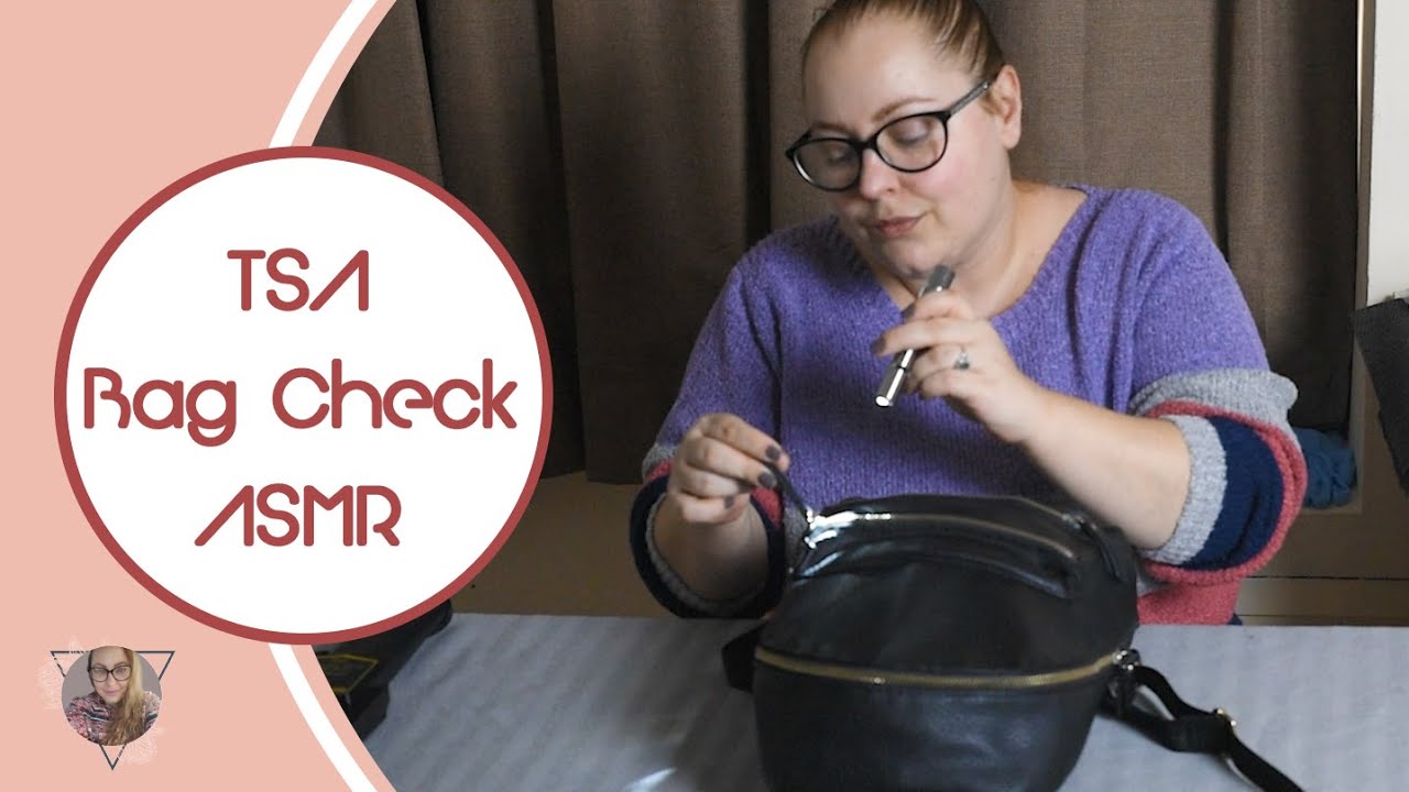 * ASMR * TSA Detailed Bag Check / Security bag check / Tests  / Unintentional