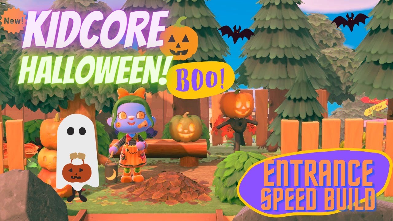 KIDCORE ENTRANCE HALLOWEEN ISLAND SPEED BUILD 🎃🎃
