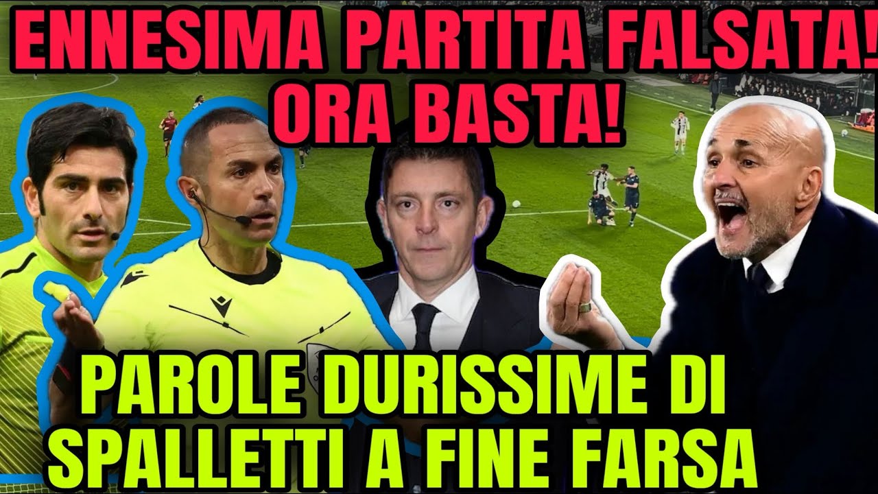 JUVE - LAZIO: UNA FARSA INCREDIBILE! ORA BASTA! SPALLETTI FURIOSO!
