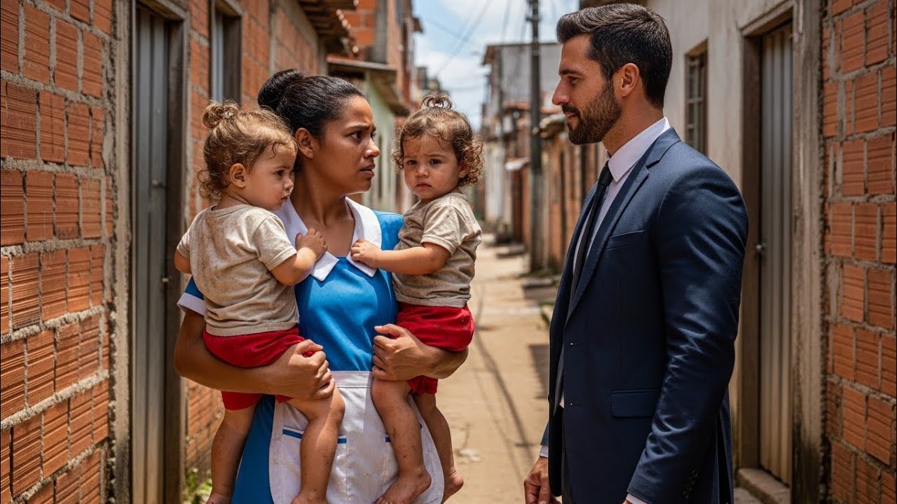 “ELAS SE PARECEM COM SUAS FILHAS…” DISSE A FAXINEIRA AO EMPRESÁRIO E A VERDADE EXPLODIU EM SEGUNDOS