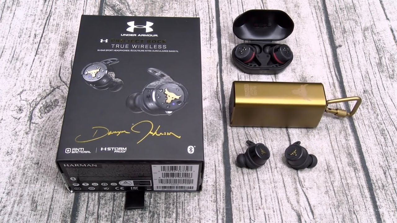 Under Armour Project Rock - True Wireless Earbuds