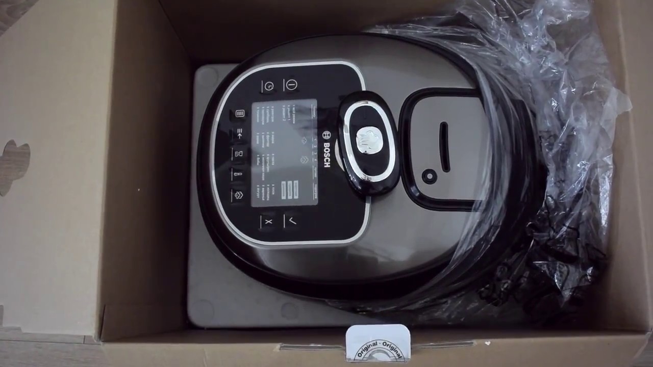 Bosh AutoCook Pro Induction. Распаковка