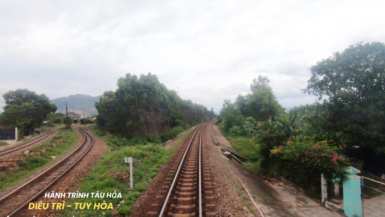 RailwayTV | Hành trình tàu hỏa từ ga Diêu Trì đến ga Tuy Hòa ( 29/10/2023)