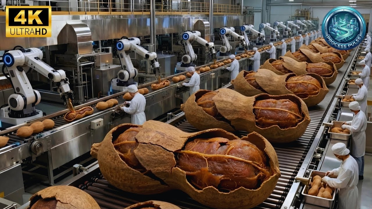 Inside a Modern Tamarind Factory: From Raw Tamarind Pods to Dense Tamarind Paste (Full Process)