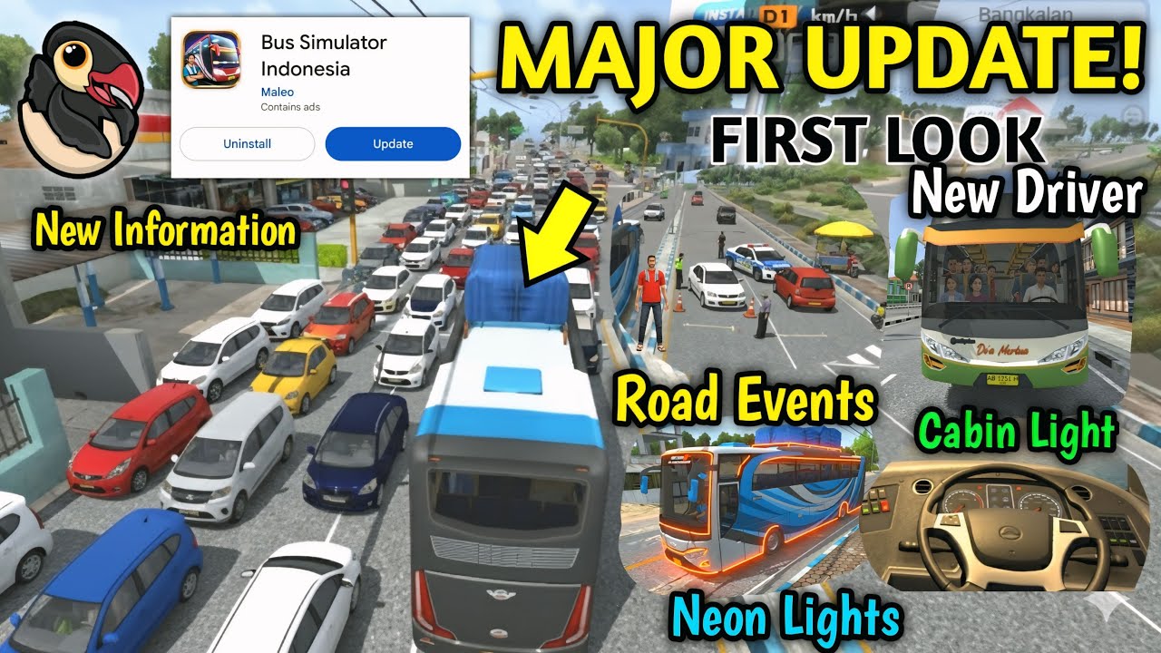 НАКОНЕЦ-ТО! BUS SIMULATOR INDONESIA &mdash; ОБНОВЛЕНИЯ, КОТОРЫЕ МАЛЕО ХОЧЕТ ДОБАВИТЬ: ВСЁ НОВОЕ