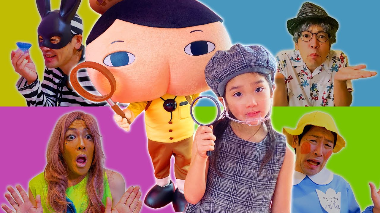 みのちゃんダイヤが盗まれた！？逃走中の犯人をププっとフムっとかいけつダンスをおどってつかまえよう！！ 映画スフーレ島の秘密