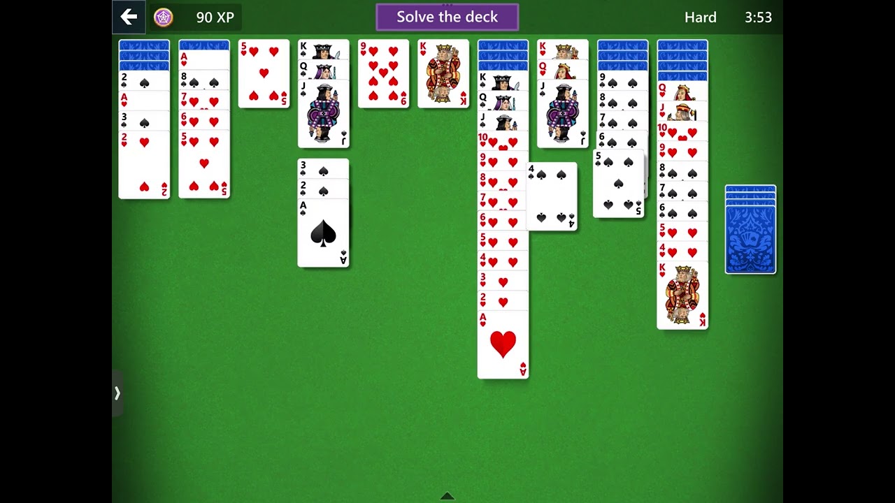 16 December 2025 Microsoft Solitaire challenge ,solution of spider game تحدي سوليتير غدا