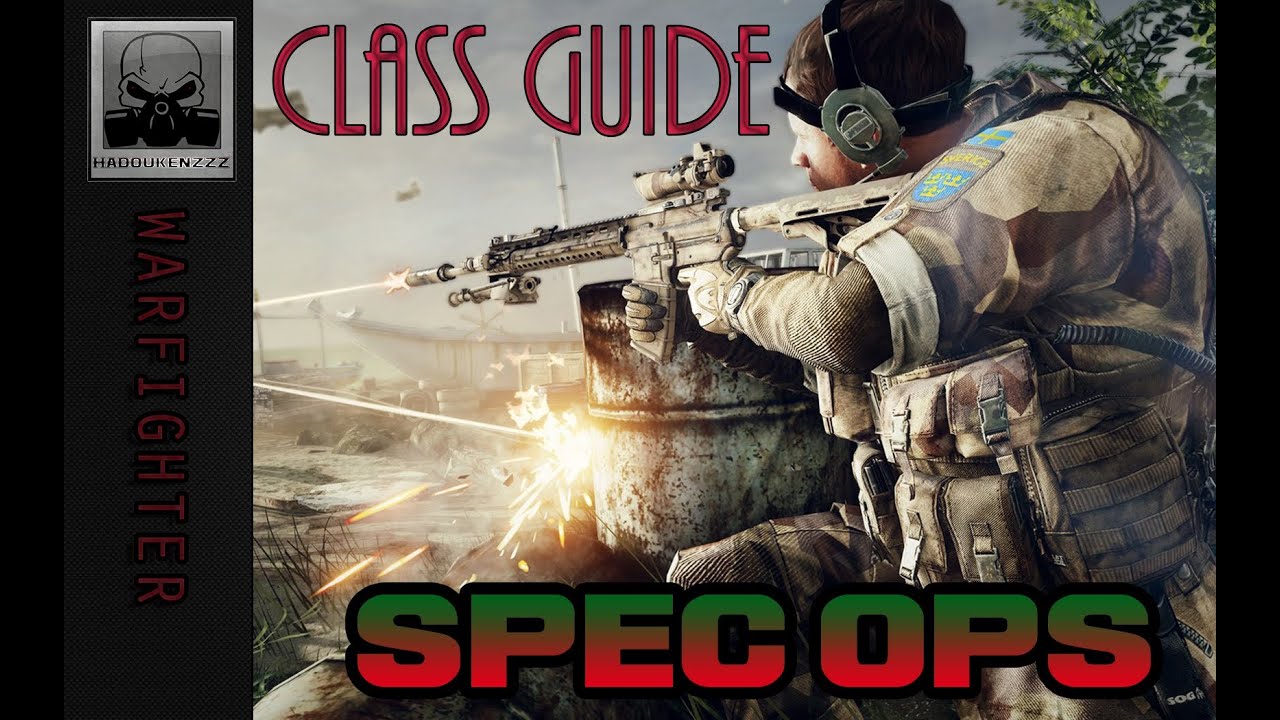 Medal of Honor Warfighter - Class Guide - Spec Ops