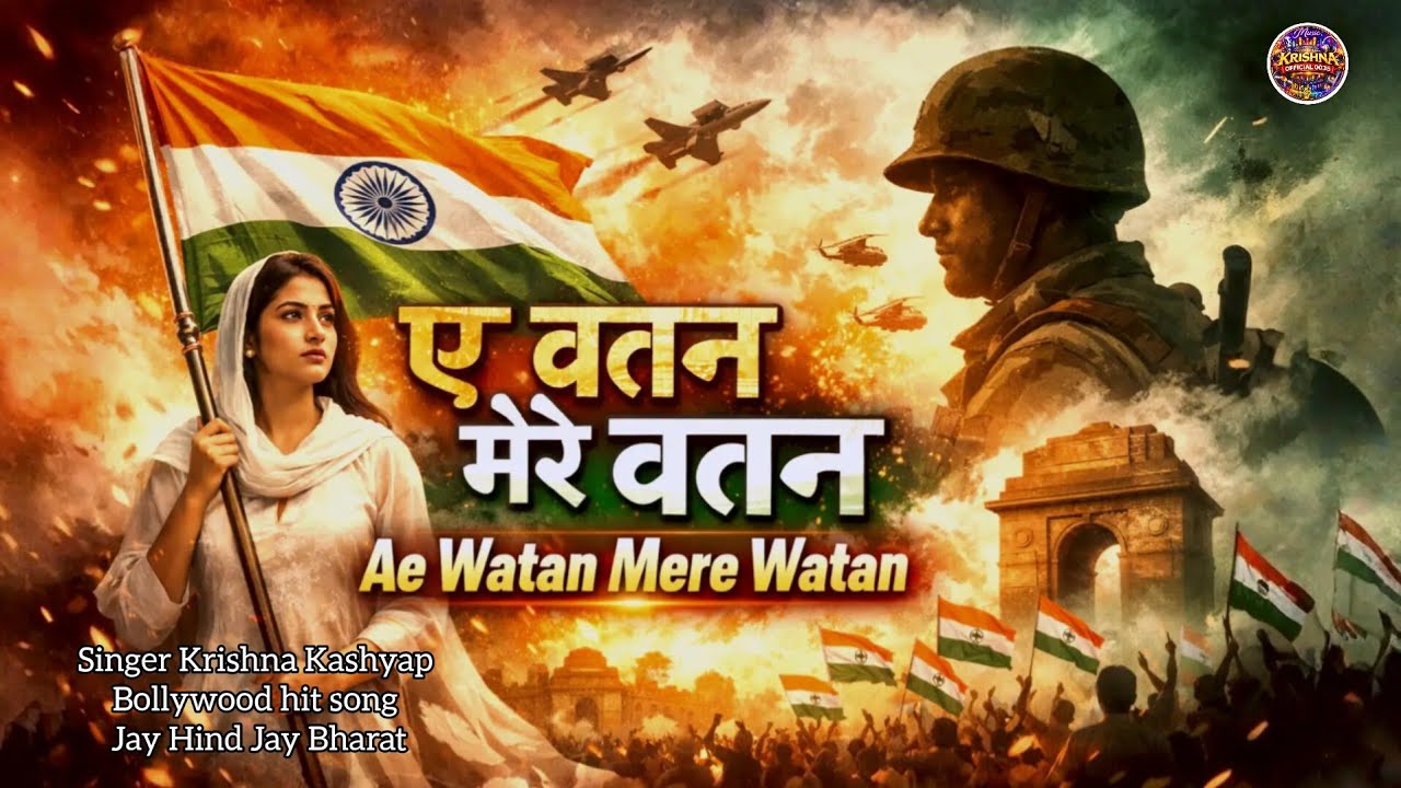 ऐ वतन मेरे वतन - Ae watan mere watan | official music | singer Krishna | Bollywood song 2026 #song 