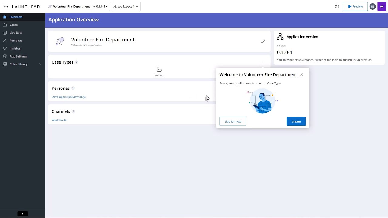 Launchpad basic training 2: Creating and managing Case Types