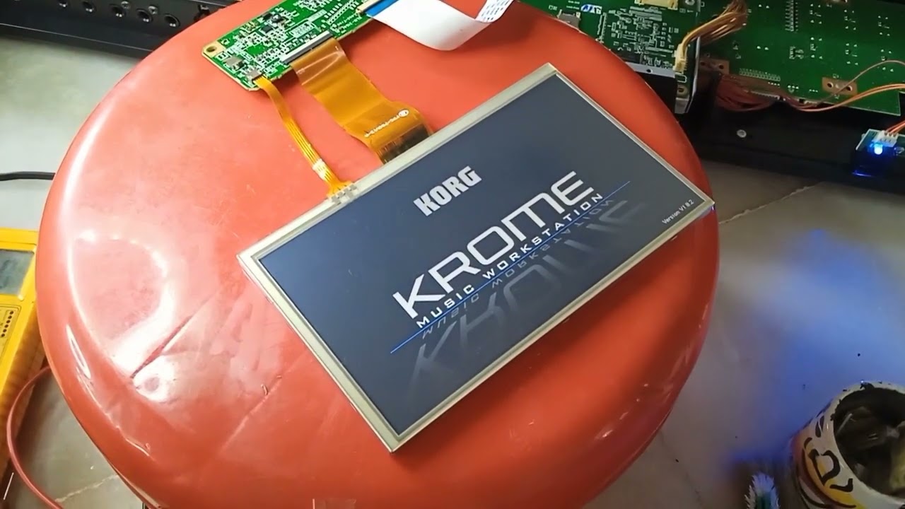 KORG KROME NO LCD DISPLAY, PROBLEM REPAIR