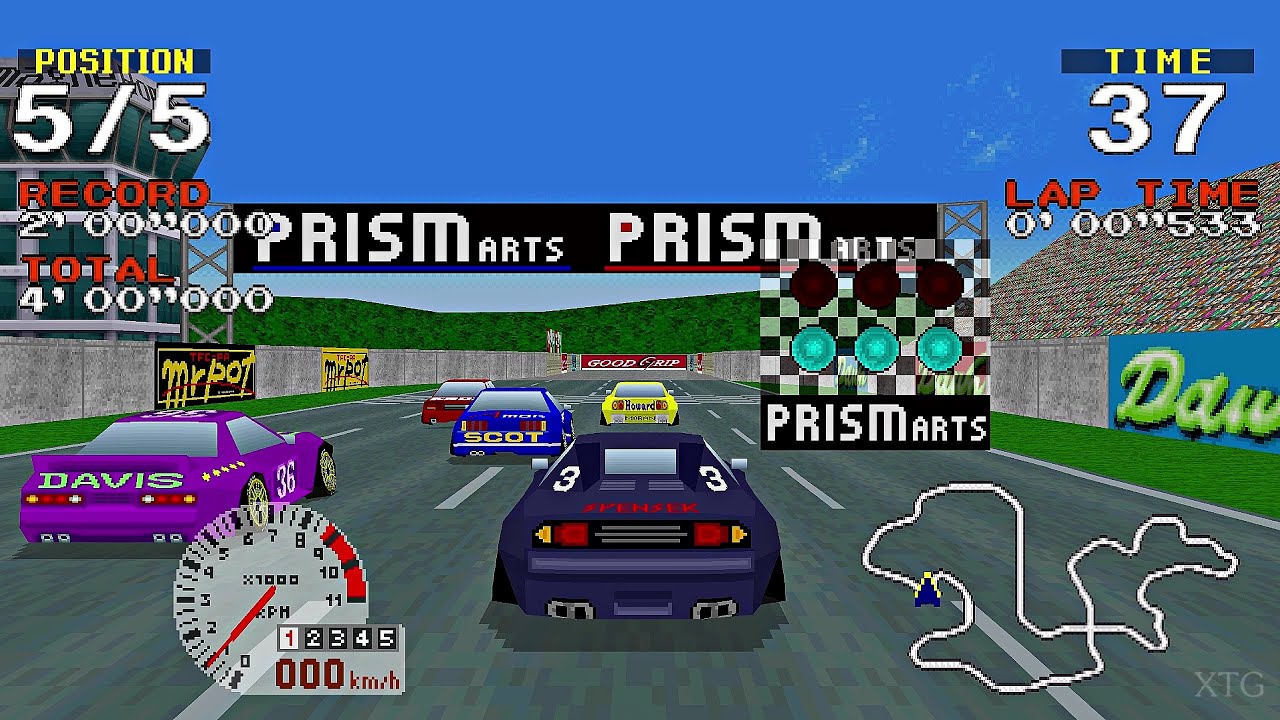 Circuit Beat PS1 Gameplay HD (Beetle PSX HW)