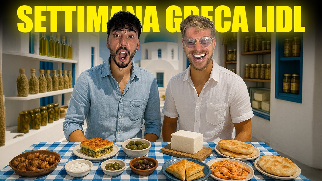 PROVIAMO TUTTO IL CIBO DELLA SETTIMANA GRECA DELLA LIDL - QUESTO È IL CIBO PIÙ DISASTROSO DI SEMPRE!