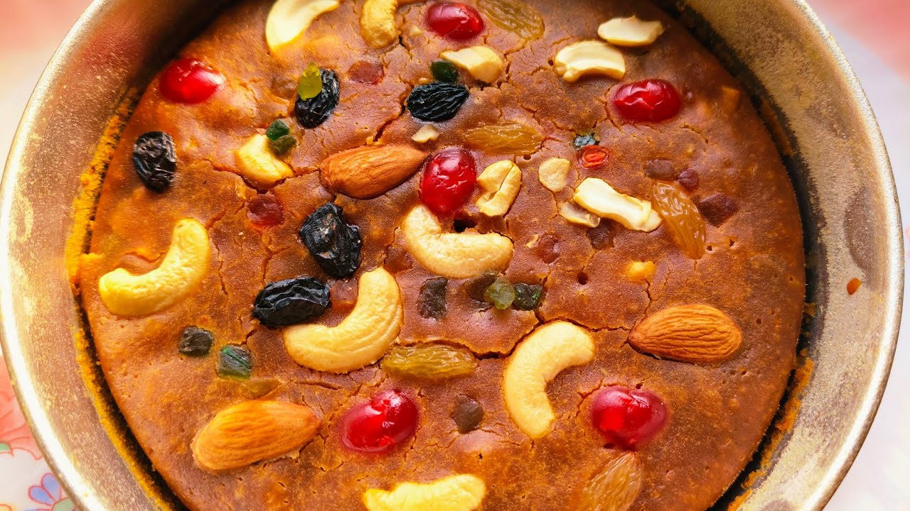 Christmas special rich fruit plum cake | Eggless dry fruit plum cake| #recipe #chirstmas #cake #veg 