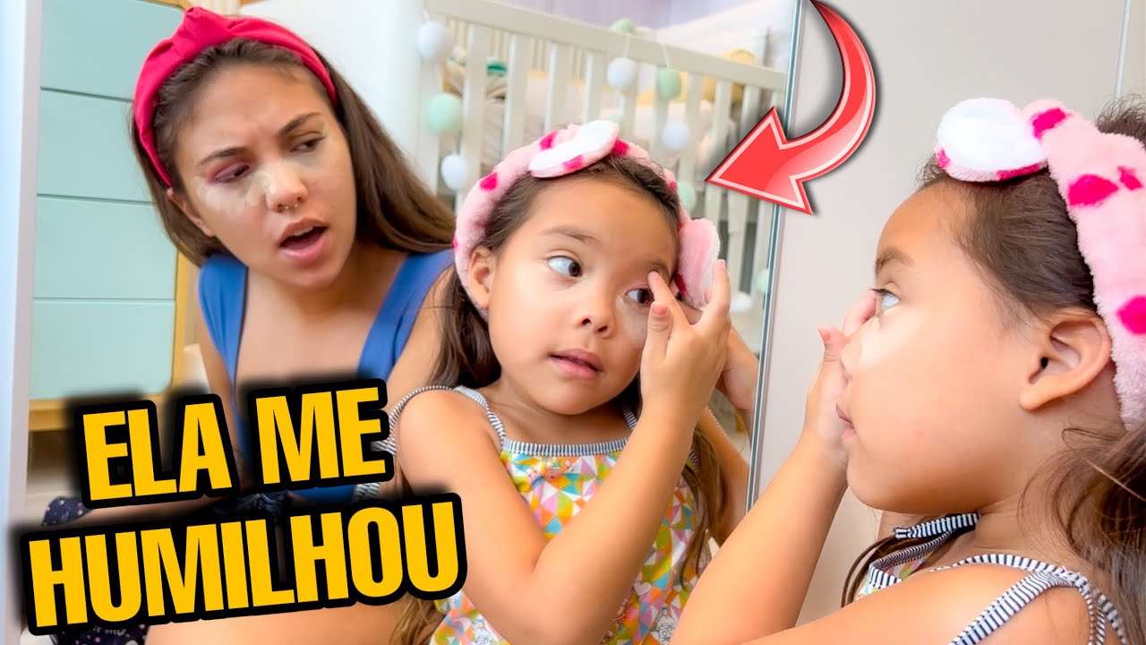 VALENTINA ME ENSINOU A FAZER A MAKEUP SIREN EYES * nova tendência *