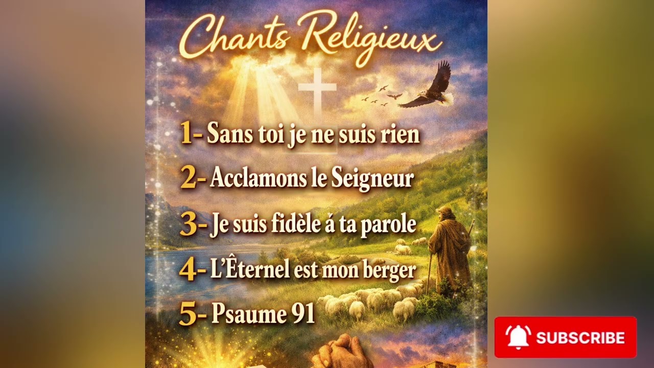CHANTS RELIGIEUX | Gospel 🎶 #adoration #louange #foi #psaume91 #gospelmusic 