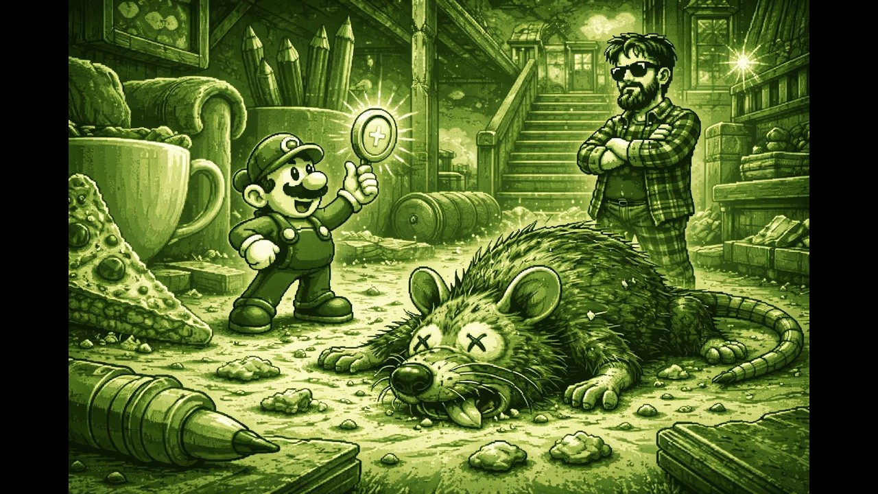 Super Mario Land 2: 6 Golden Coins (Game Boy) &mdash; Огромный дом и Босс Крыса | Part 3