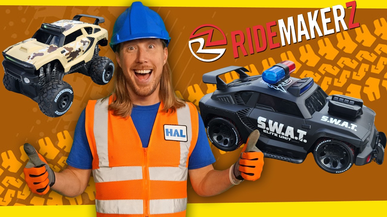 Building RC Cars at Ridemakerz with Handyman Hal | Rescue Police Swat RC Car