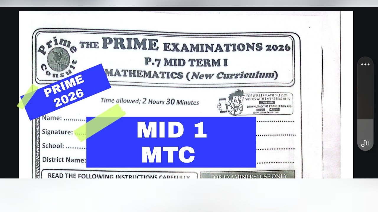 PRIME P.7 MTC 2026 MID 1