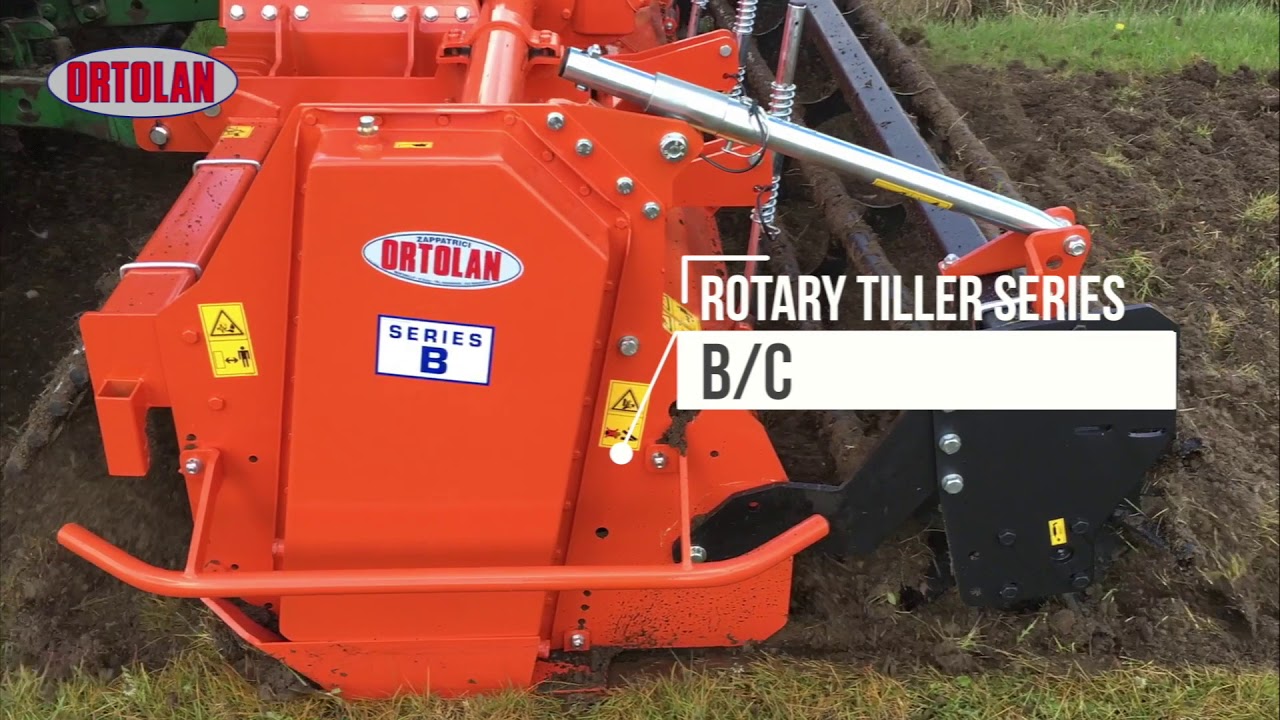 Ortolan - Rotary Tillers, Power Harrows, Stone Buriers and Flail Mowers